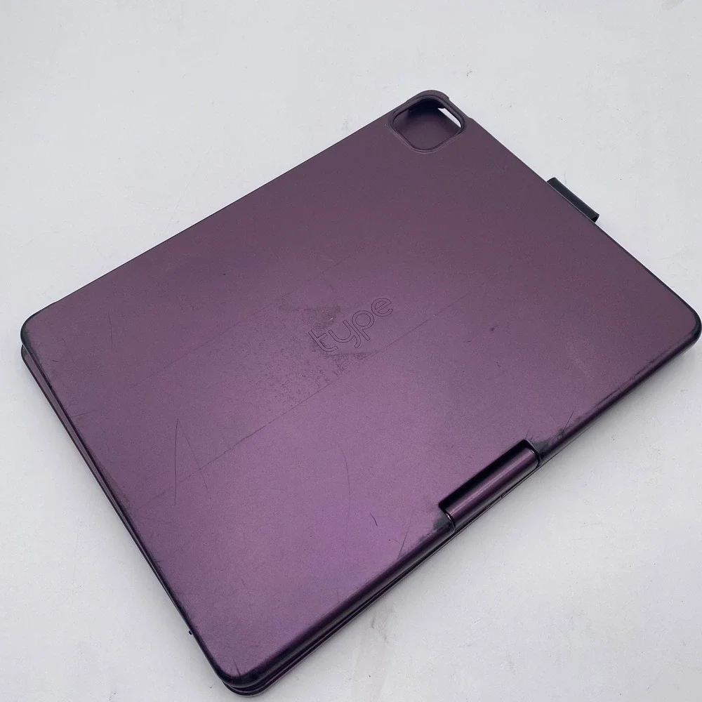 Typecase KB201-110 Keyboard Case iPad Purple 360 Rotating Trackpad Bluetooth